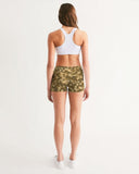 Military Women's Mid-Rise Yoga Shorts