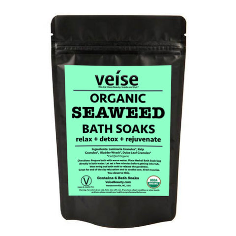Organic Seaweed Bath Soaks - FRË Cosmetics 