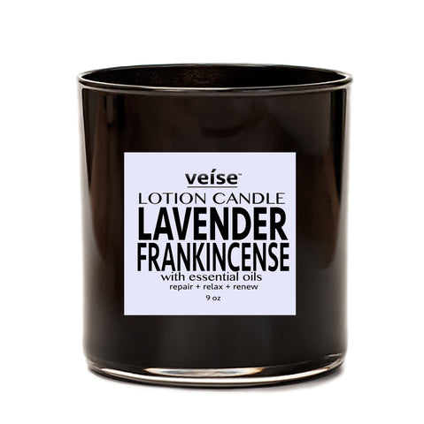 Lavender Frankincense 2-in-1 Body Lotion Candle - FRË Cosmetics 