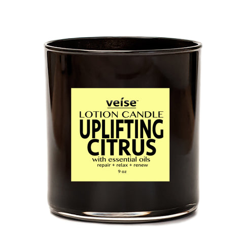 Uplifting Citrus 2-in-1 Body Lotion Candle - FRË Cosmetics 